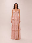 Caterina Corset Ruffle Dress
