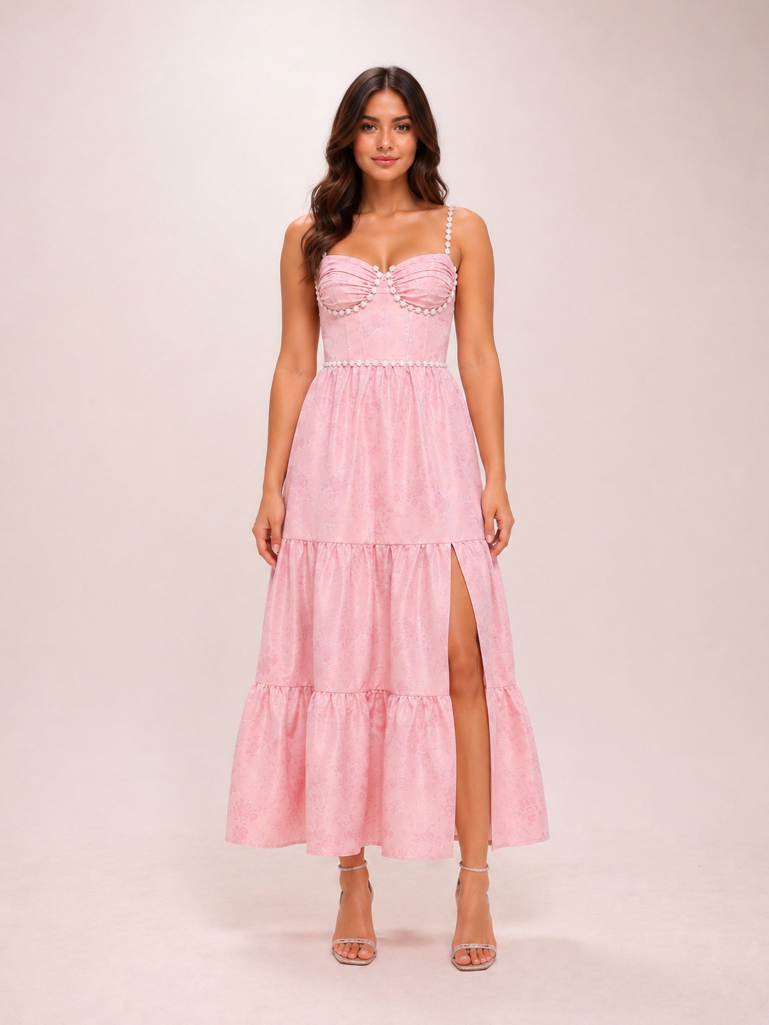 Lorenza Dress in Light Pink