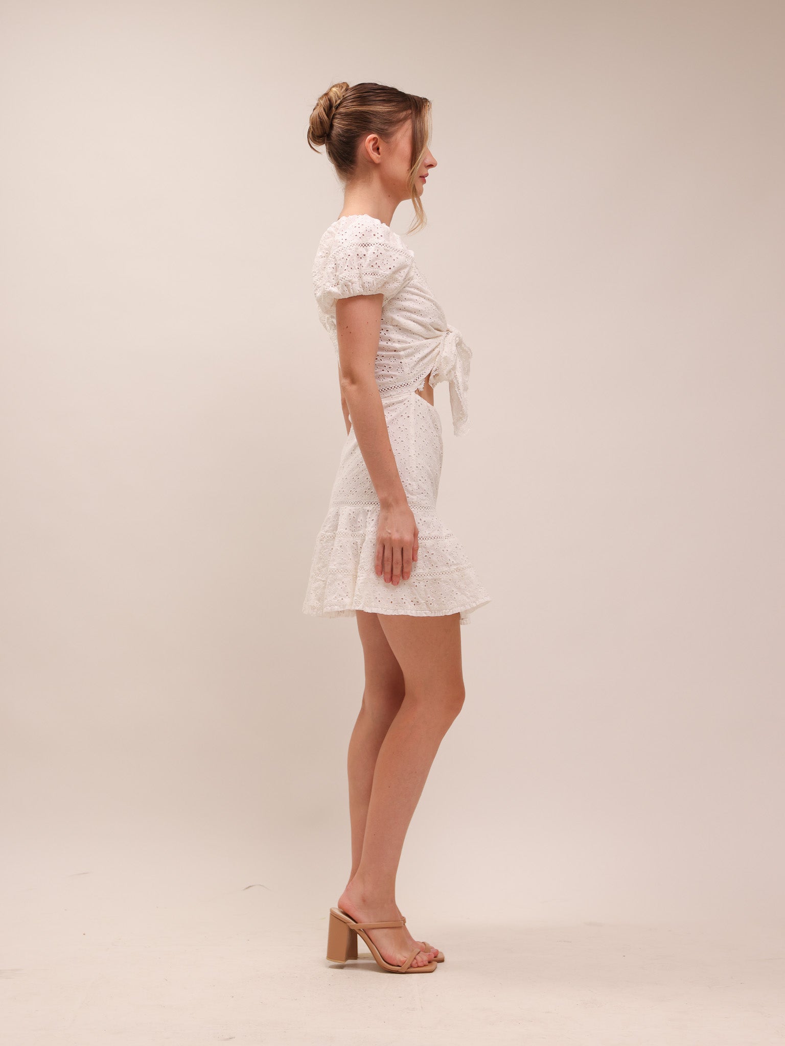 White Eyelet Dress