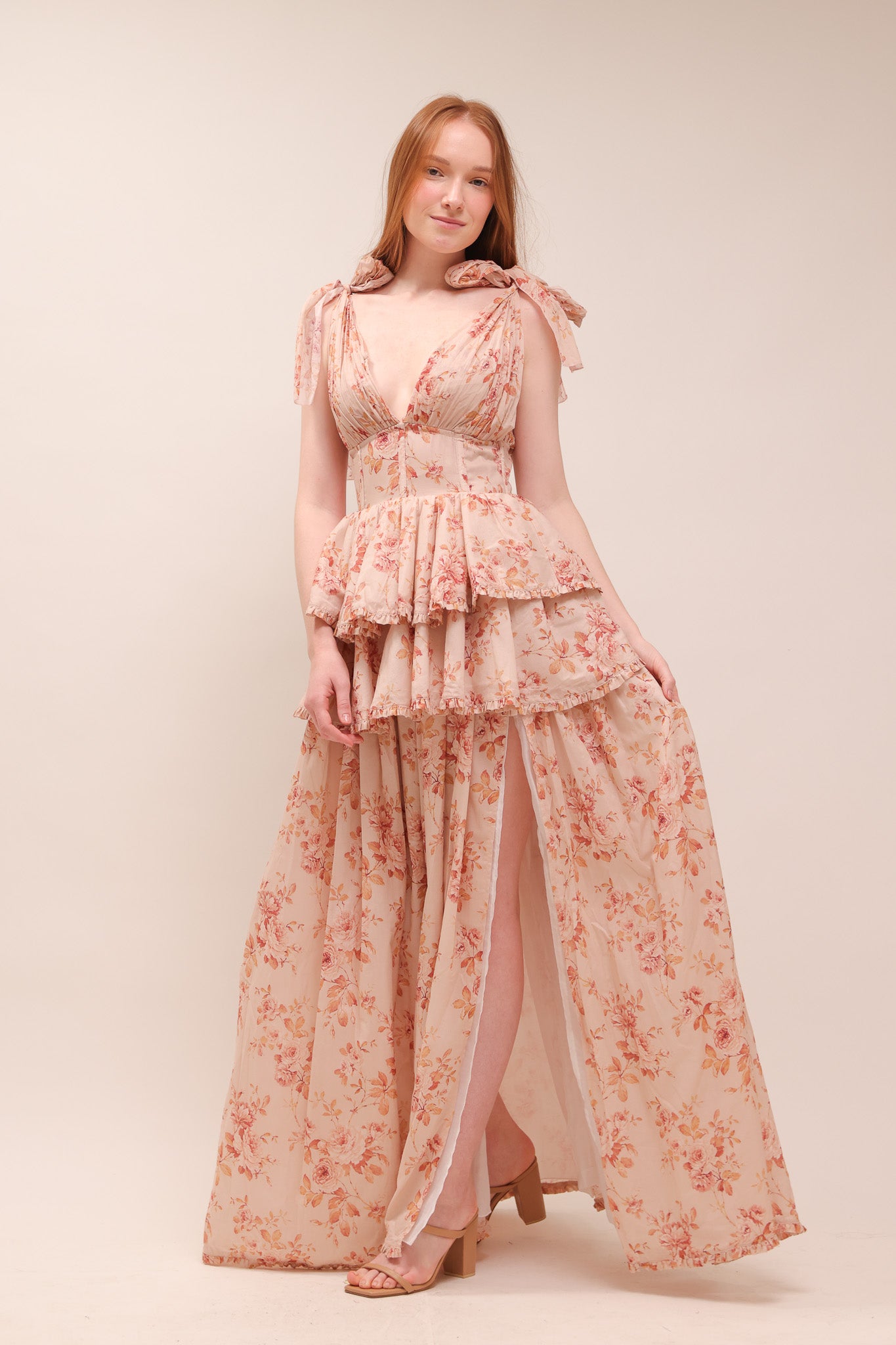 The Maile Dress in Cedar Rose