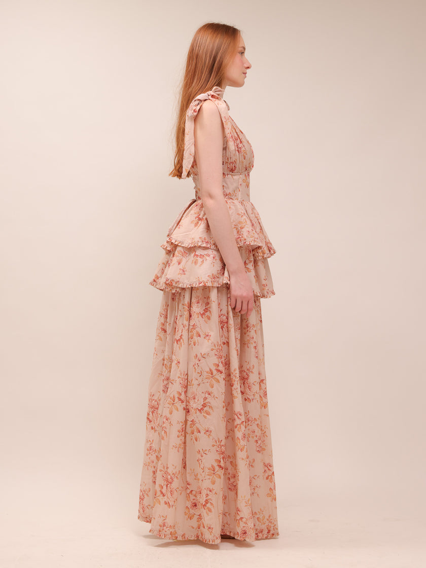 The Maile Dress in Cedar Rose