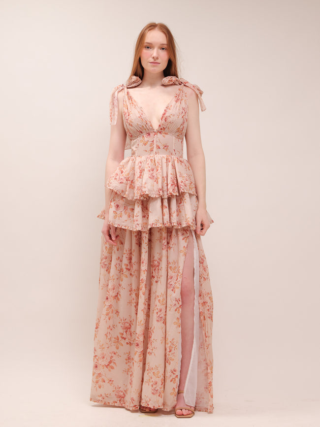 The Maile Dress in Cedar Rose