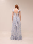 Rosetta Dress in Blue Tapestry Rose