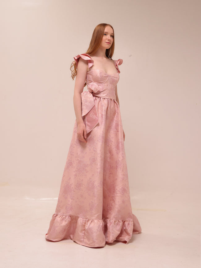 The Veronica Dress in Light Pink