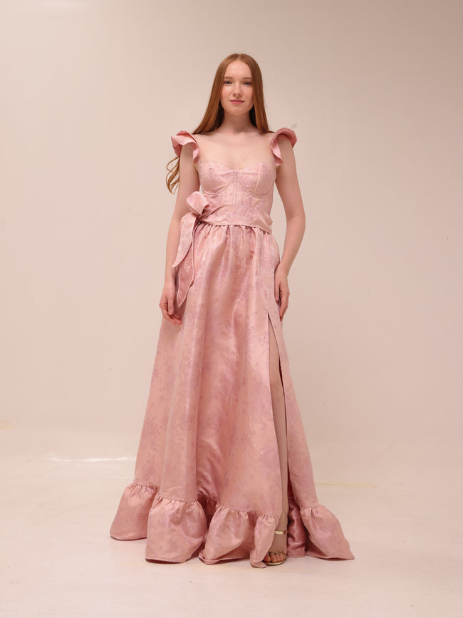 The Veronica Dress in Light Pink