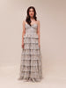 The Josephine Dress in Victorian Blue Roses