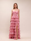 The Josephine Dress in Pink Peony