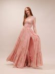 The Gwen Dress in Light Pink Tapestry Rose