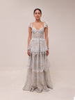 The Jolie Dress in Victorian Blue Roses