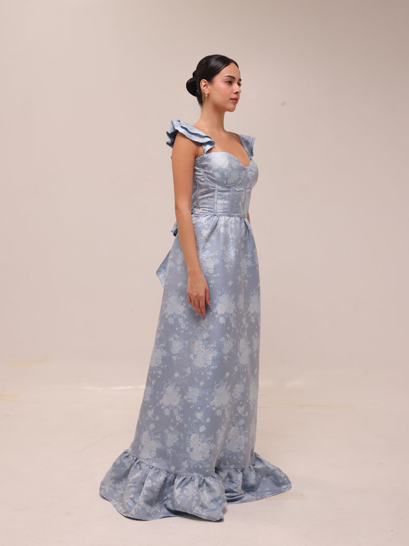 The Veronica in Denim Blue Windsor