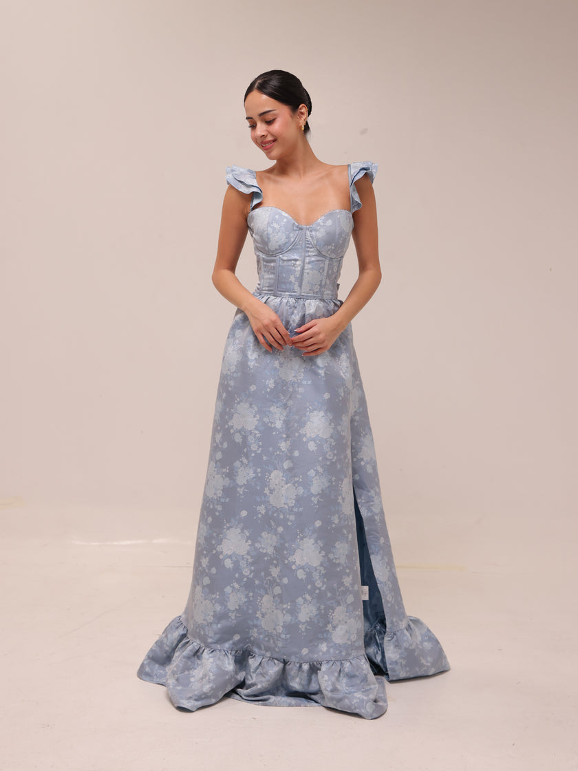 The Veronica in Denim Blue Windsor