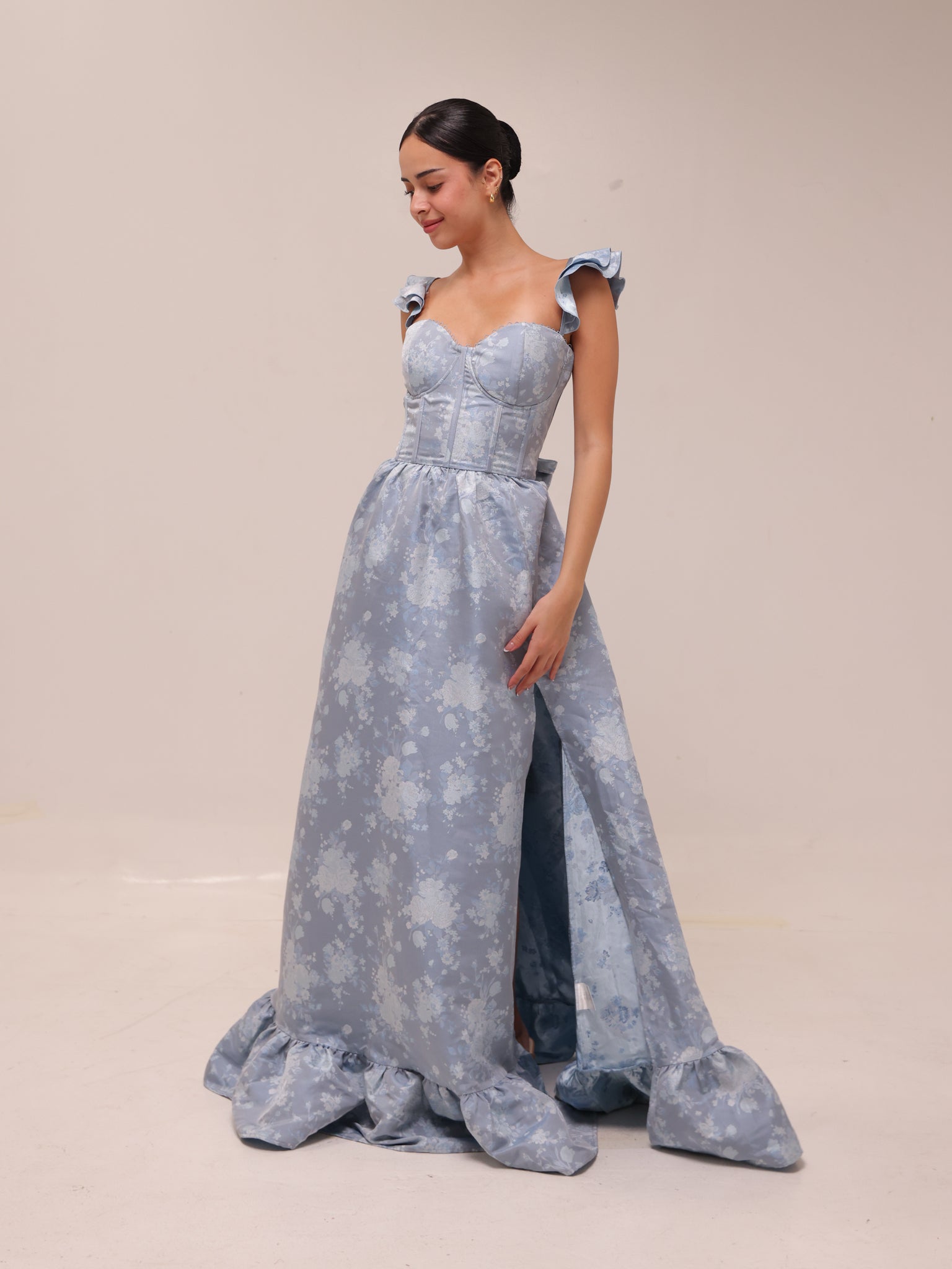 The Veronica in Denim Blue Windsor