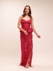 Ophilia Lace Corset in Vivacious