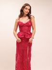 Ophilia Lace Corset in Vivacious