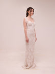 The Romanza Dress in White Chantilly Lace