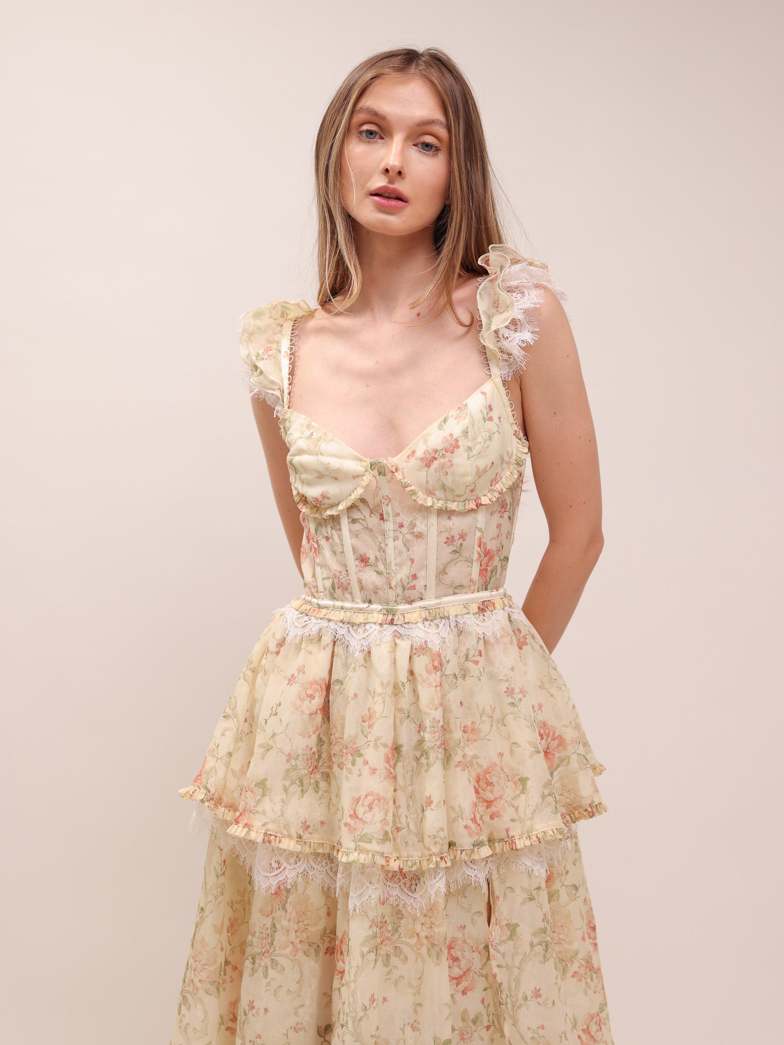The Jolie Dress in Carmel Valley Rose
