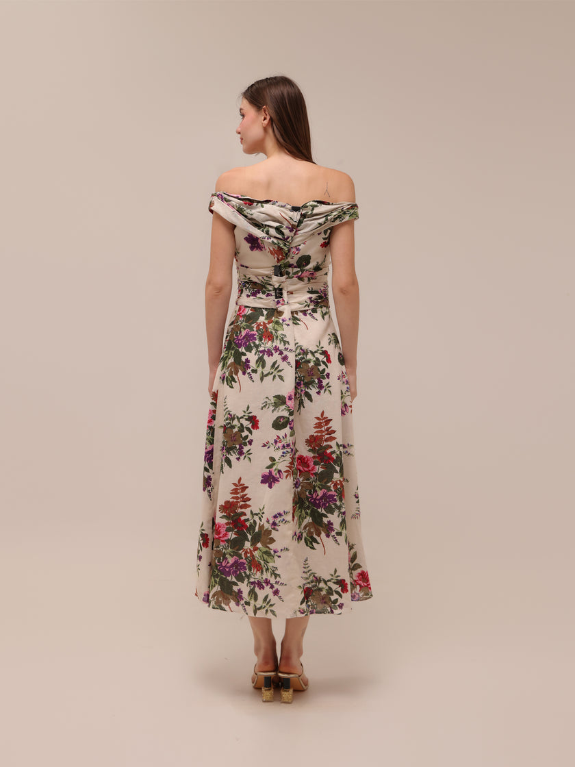 Luisa Dress in Printed Floral