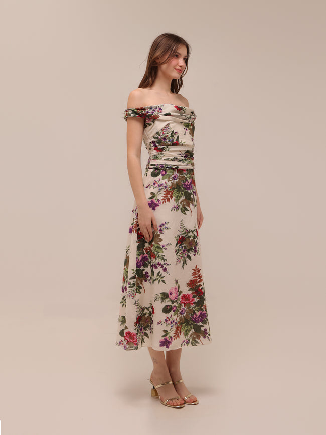 Luisa Dress in Printed Floral