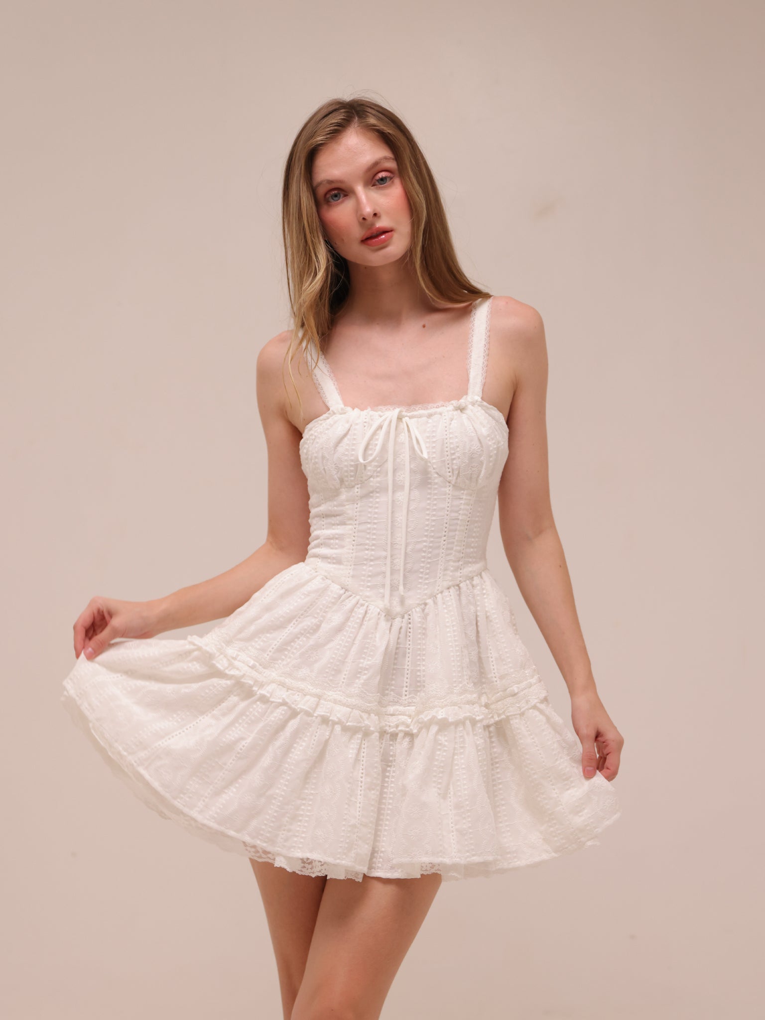 Chloe Lace Mini Dress