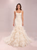 Georgette Mermaid Wedding Gown