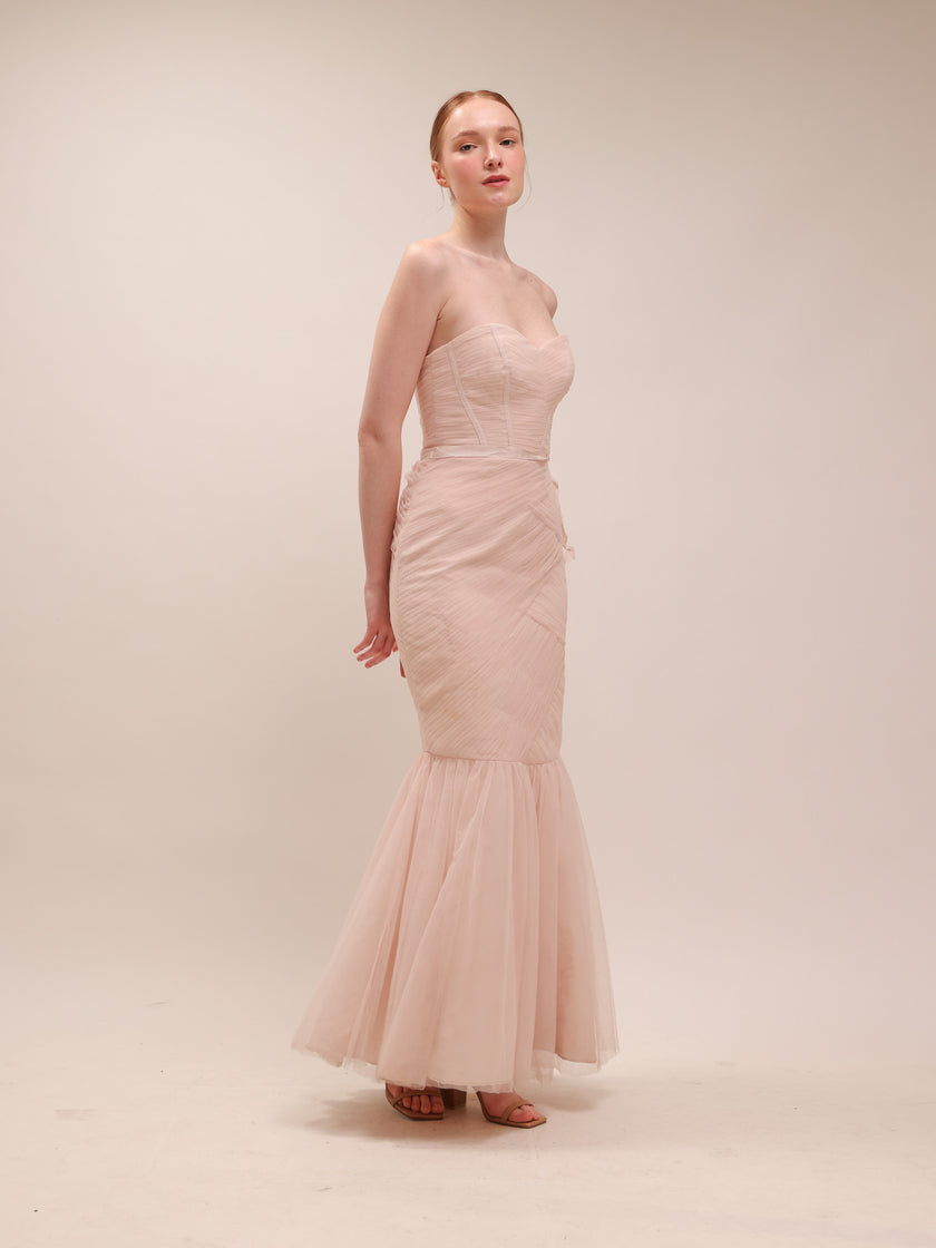 Blush Serenity Tulle Gown