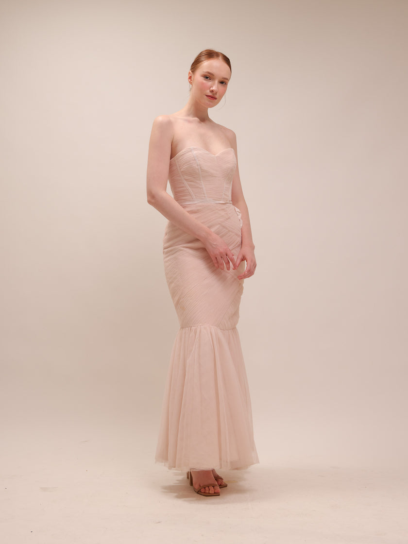 Blush Serenity Tulle Gown