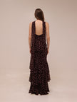 Jodie Polka Dot Chiffon Mermaid Dress