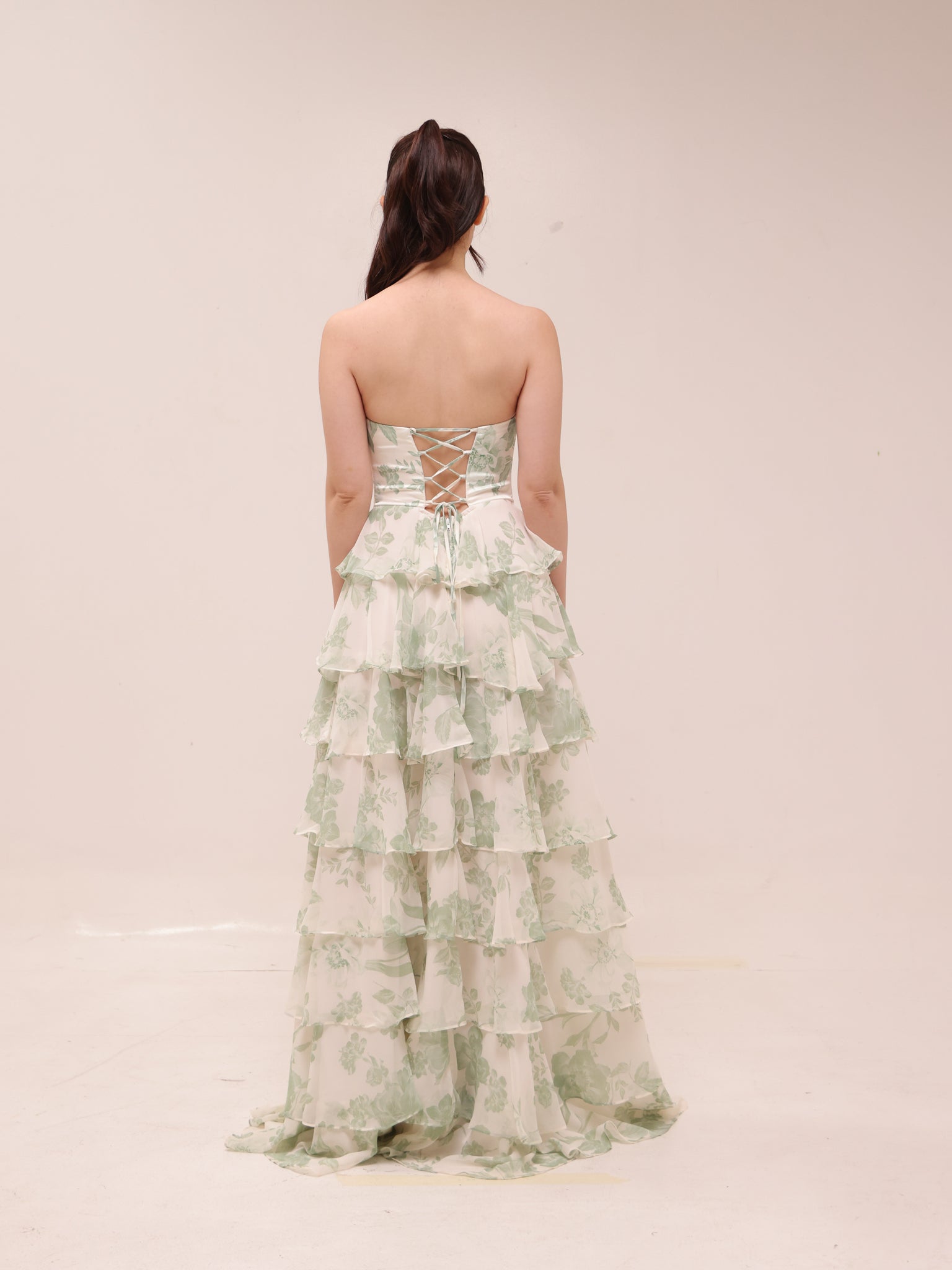 Lilyana Flora Chiffon Dress