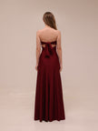 Madeline Strapless Tie-Back A-Line Dress