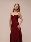 Madeline Strapless Tie-Back A-Line Dress