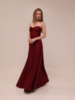 Madeline Strapless Tie-Back A-Line Dress