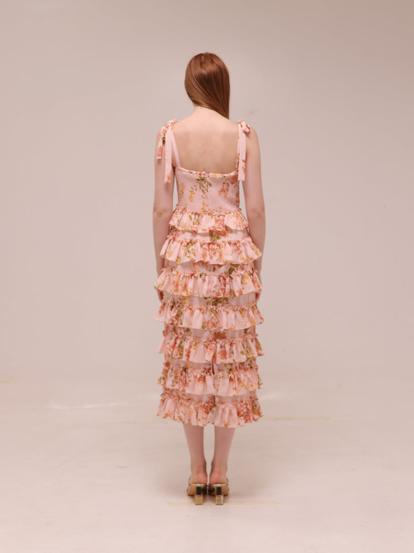The Masie Floral Midi Dress