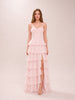 Lilliana Chiffon Ruffle A-Line Gown