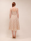 Blooming Corset Midi Dress