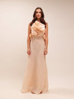 Crush Ruffle Halter Maxi Dress
