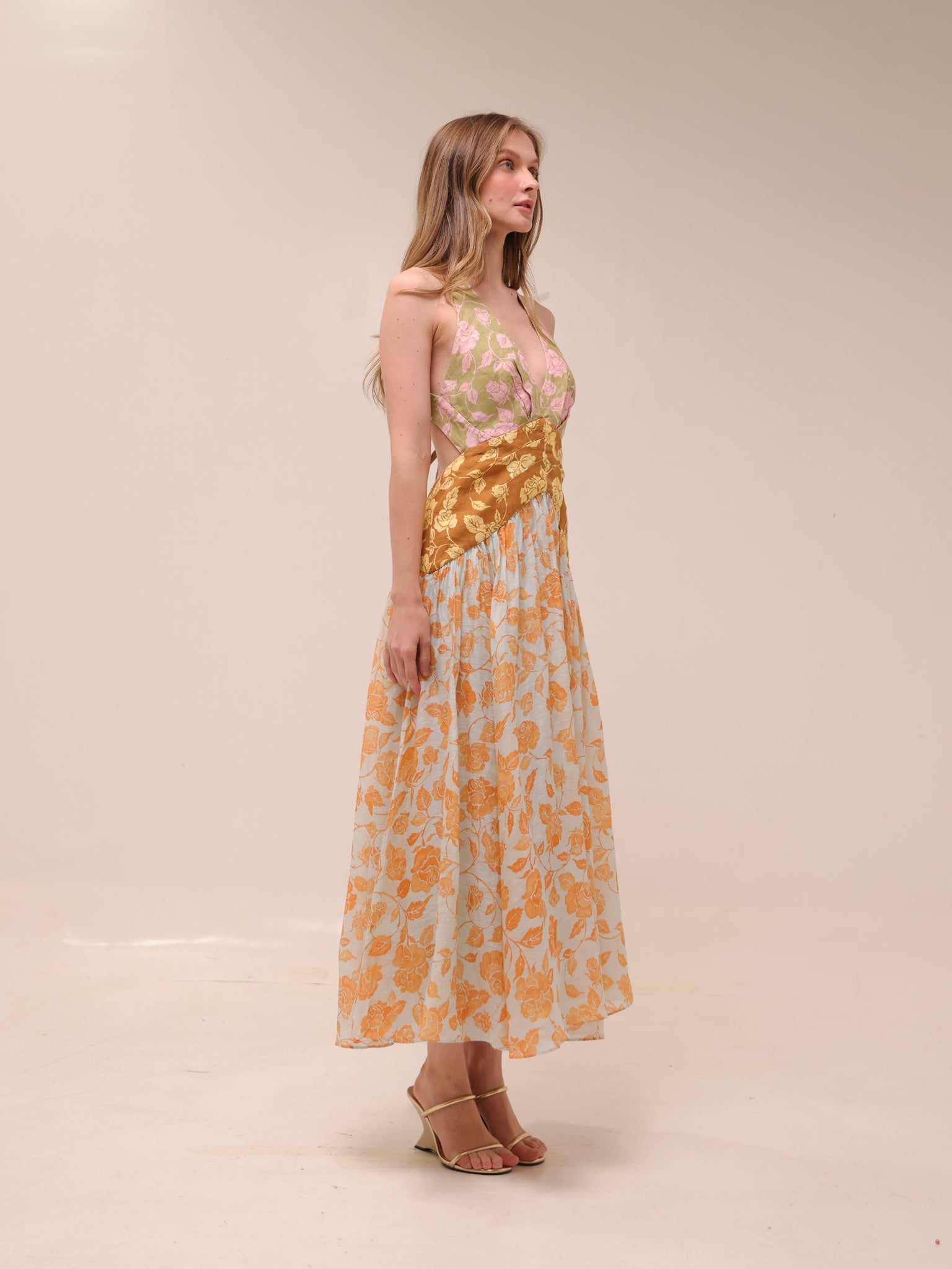 Lovestruck V-Neck Linen Dress