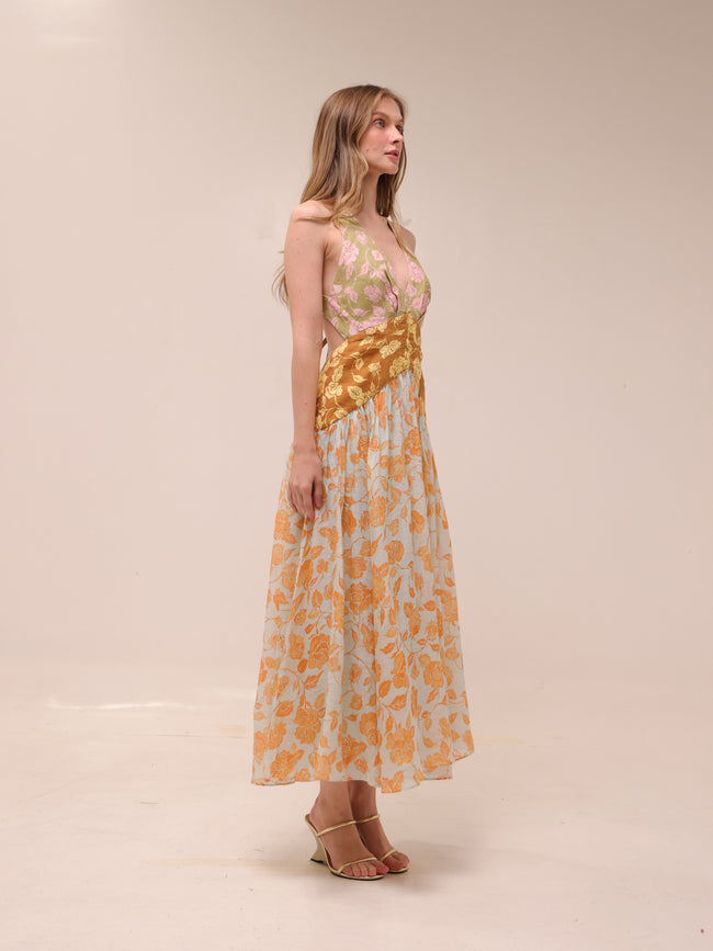 Lovestruck V-Neck Linen Dress