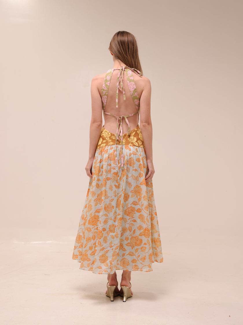 Lovestruck V-Neck Linen Dress