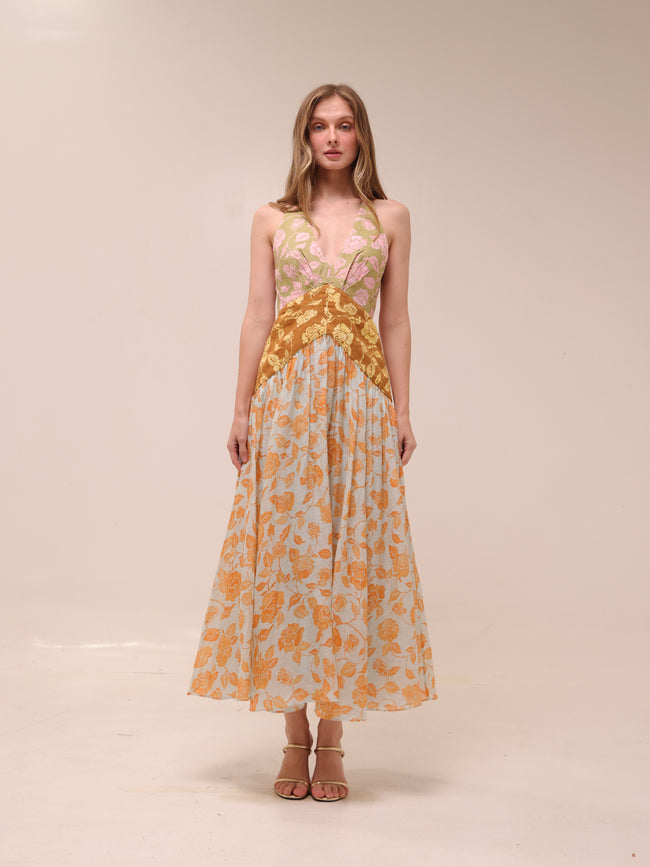 Lovestruck V-Neck Linen Dress