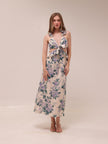 Cassia Ruffle Midi Dress