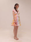 Postcard Spliced Mini Dress