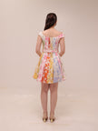 Postcard Spliced Mini Dress
