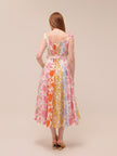 Postcard Spliced Midi Dress