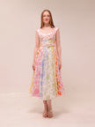 Postcard Spliced Midi Dress
