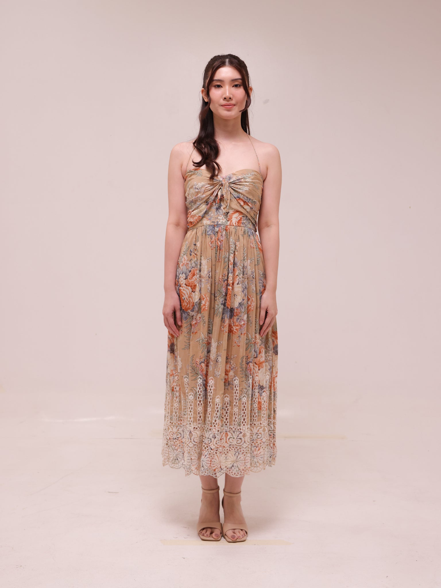 Anais Antique Tie Dress