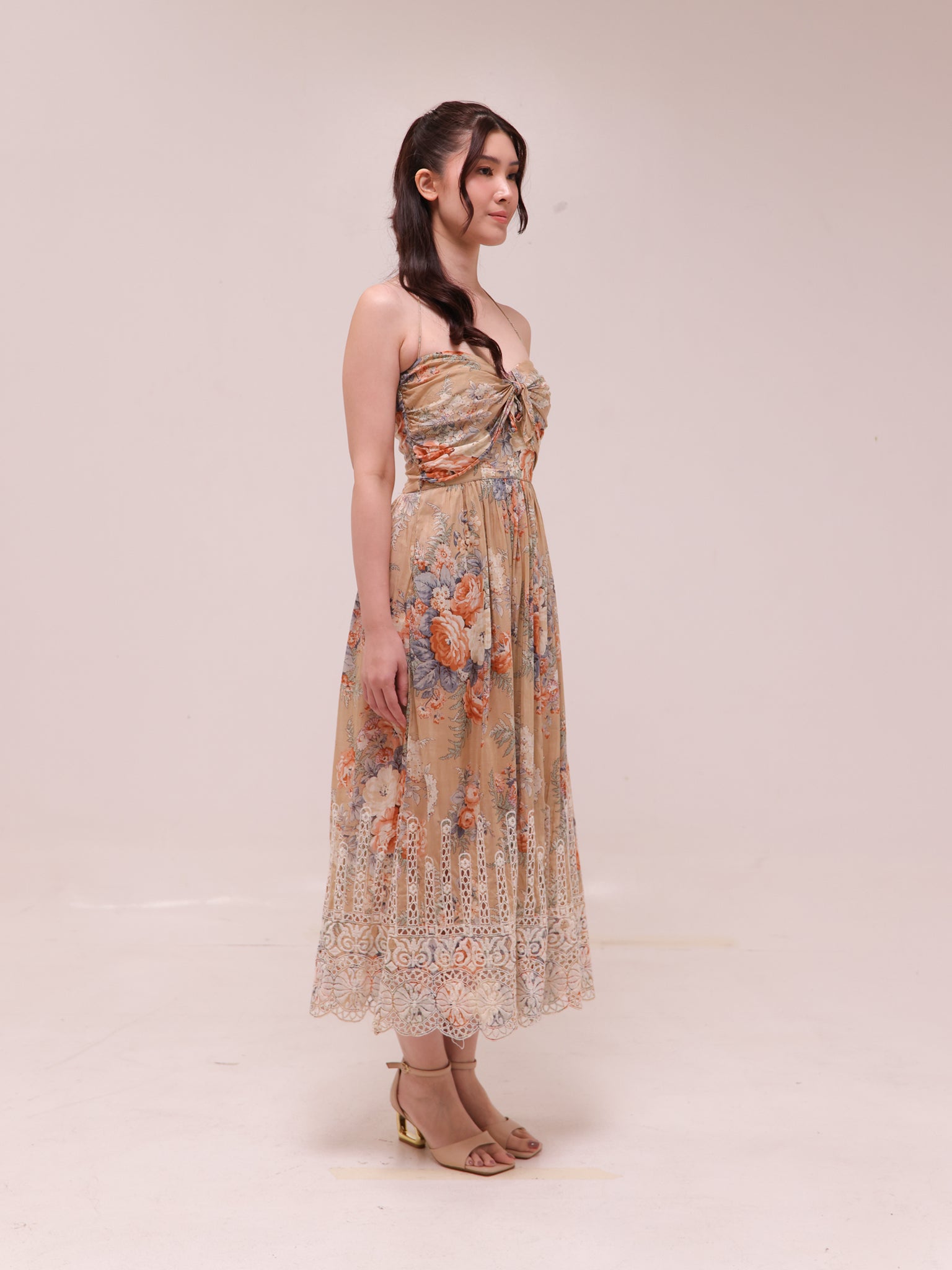 Anais Antique Tie Dress