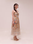 Anais Antique Tie Dress