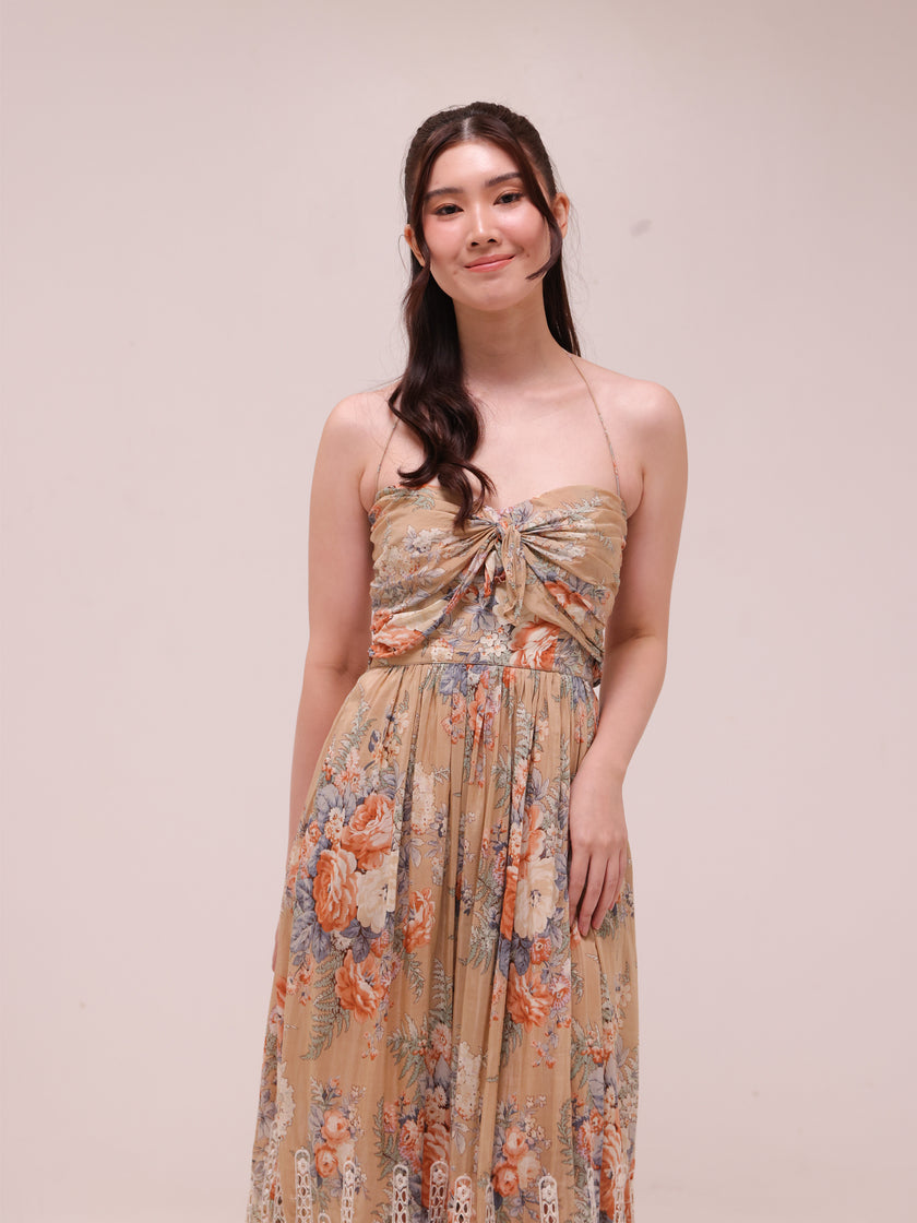 Anais Antique Tie Dress