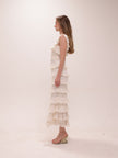 Crush Frilled Midi Dress