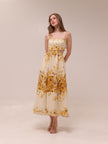 Aliane Scallop Midi Dress
